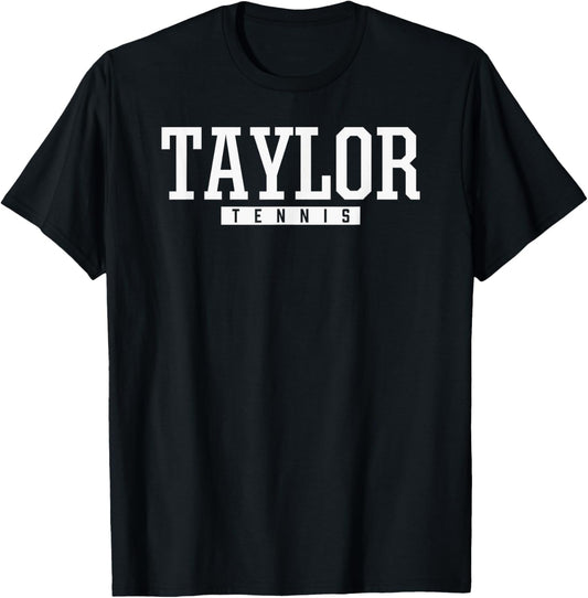 Taylor High School Tennis T-Shirt - T-Shirt | Black