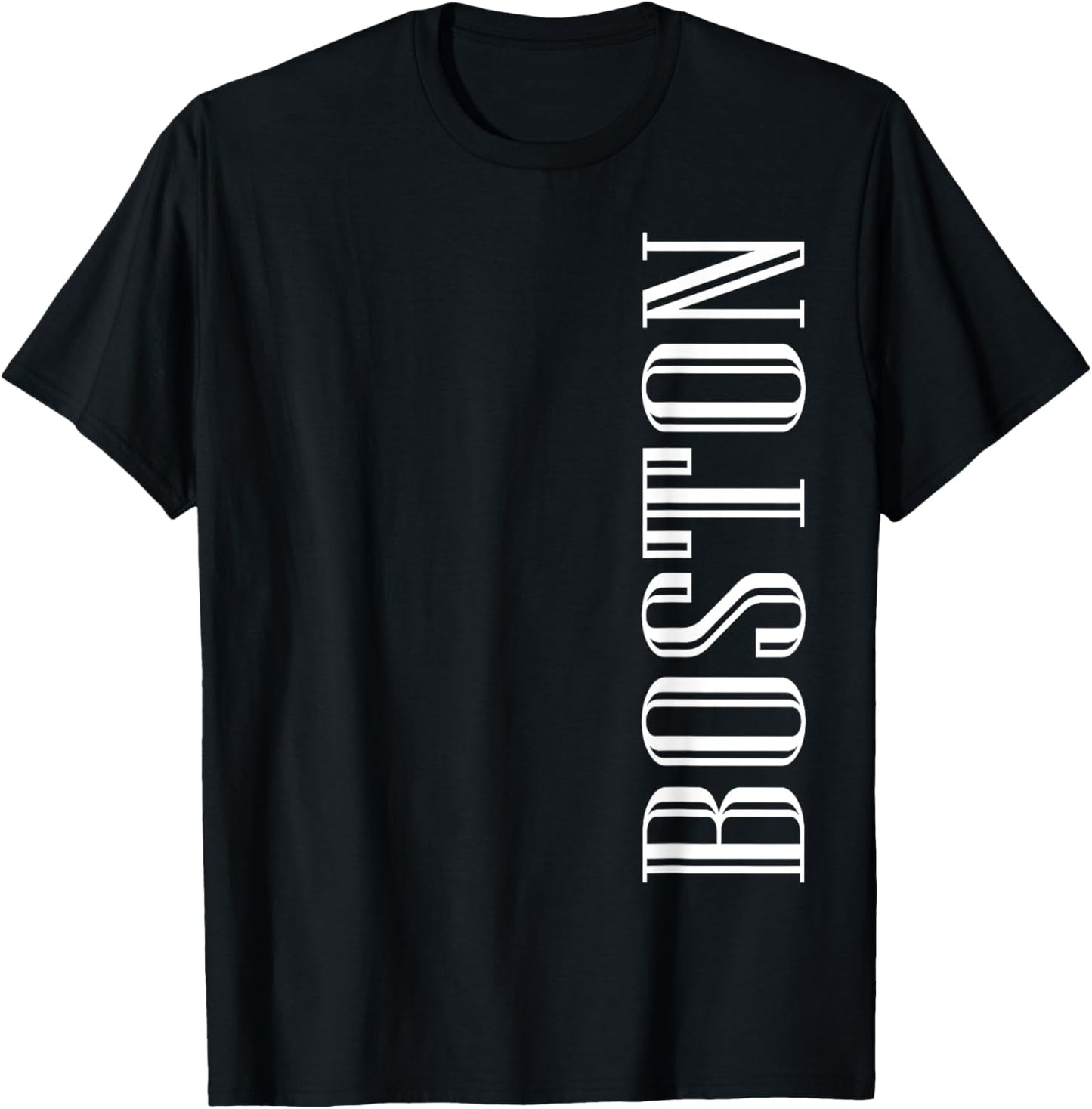 Boston Elegant MA City Home Pride Boston T-Shirt - T-Shirt | Black