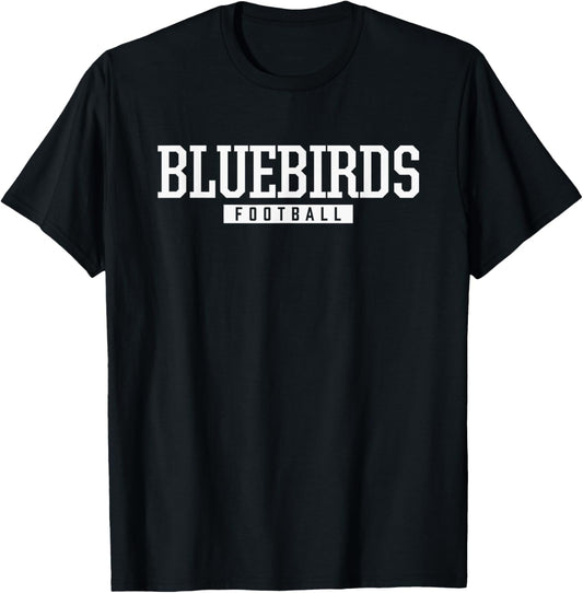 Highlands Bluebirds Football HS T-Shirt - T-Shirt | Black