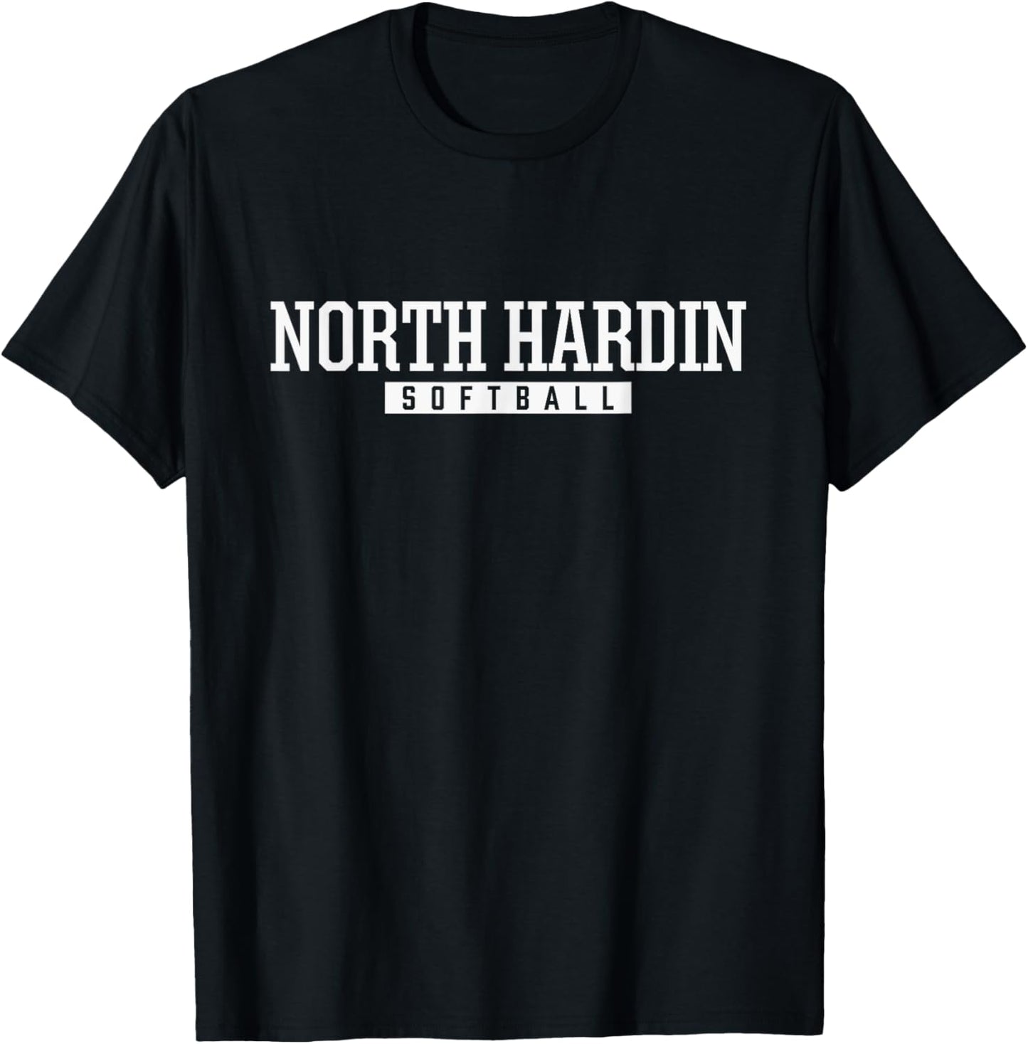 North Hardin High School Softball T-Shirt - T-Shirt | Black