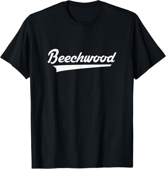 Beechwood High School Vintage Swoosh T-Shirt - T-Shirt | Black