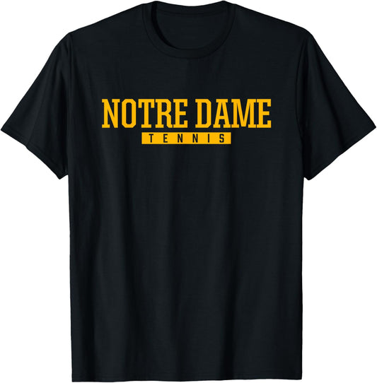 Notre Dame High School Tennis T-Shirt - T-Shirt | Black