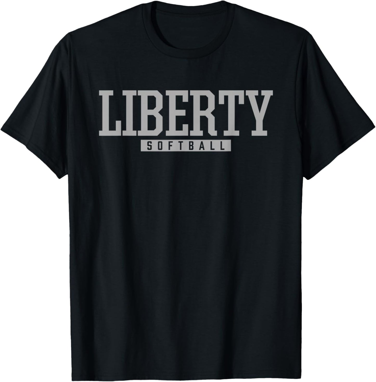 Liberty High School Softball T-Shirt - T-Shirt | Black