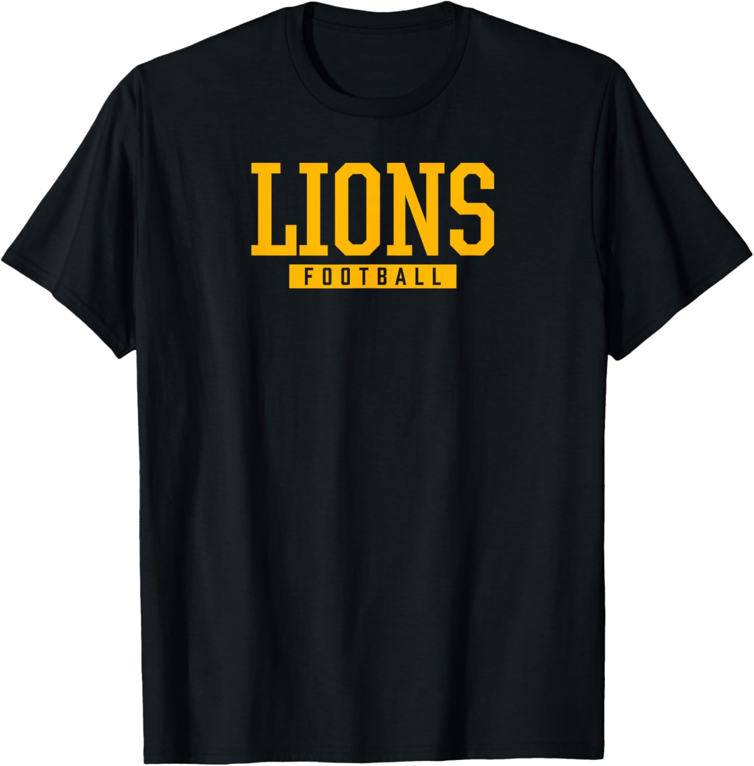 West Linn Lions Football HS T-Shirt - T-Shirt | Black