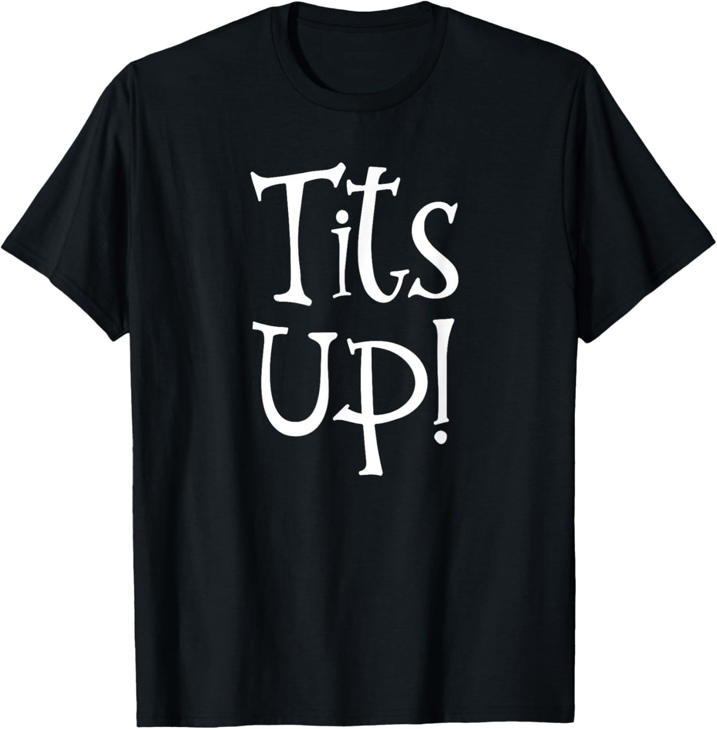 Tits Up Women Empowerment Feminist Women's Tits Up T-Shirt - T-Shirt | Black