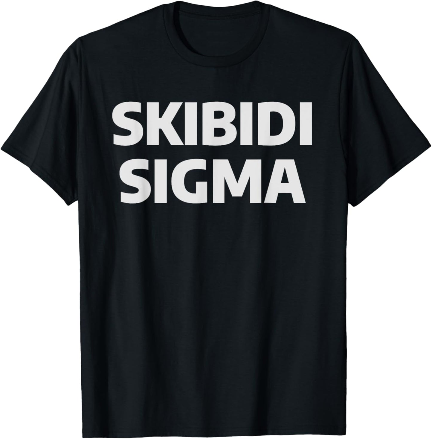 Skibidi Sigma - Funny Skibidi Rizzler IYKYK Teen Slang T-Shirt - T-Shirt | Black
