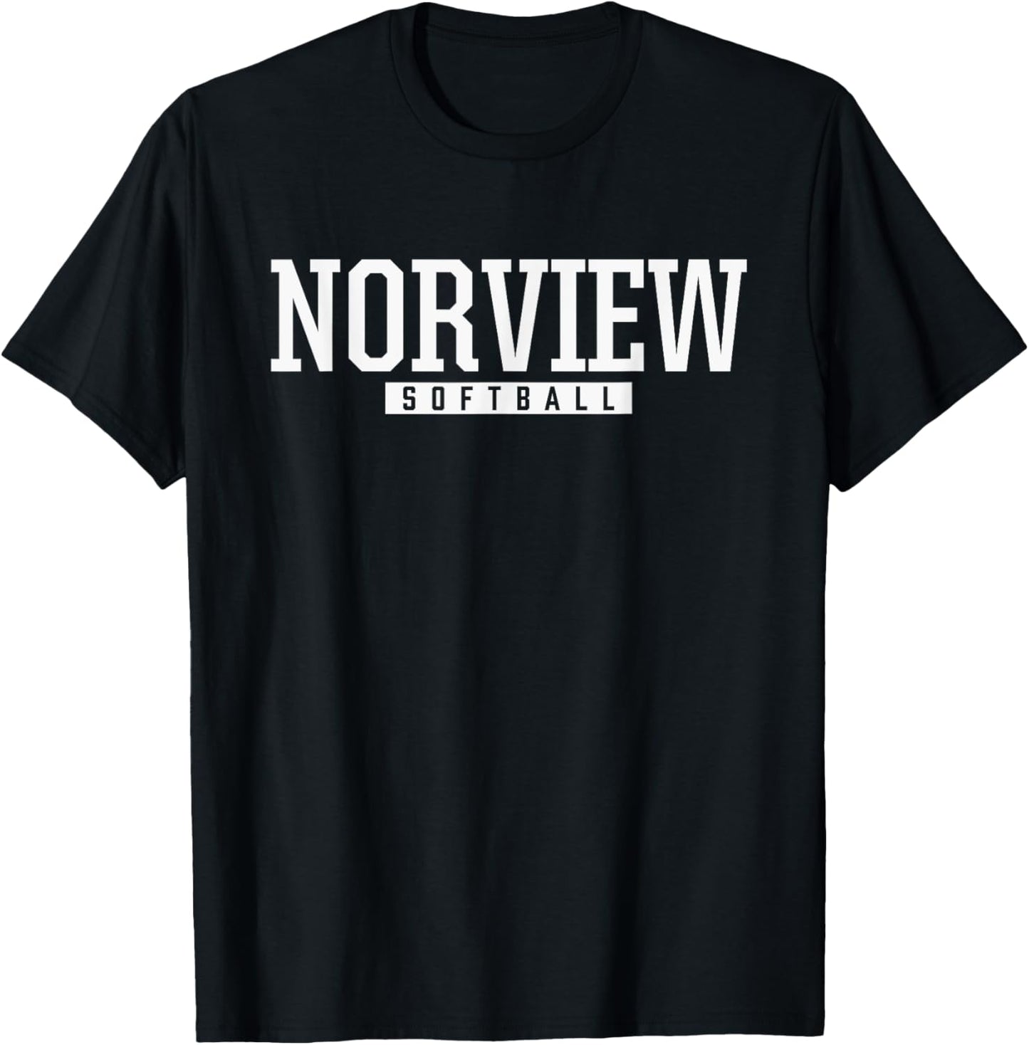 Norview High School Softball T-Shirt - T-Shirt | Black