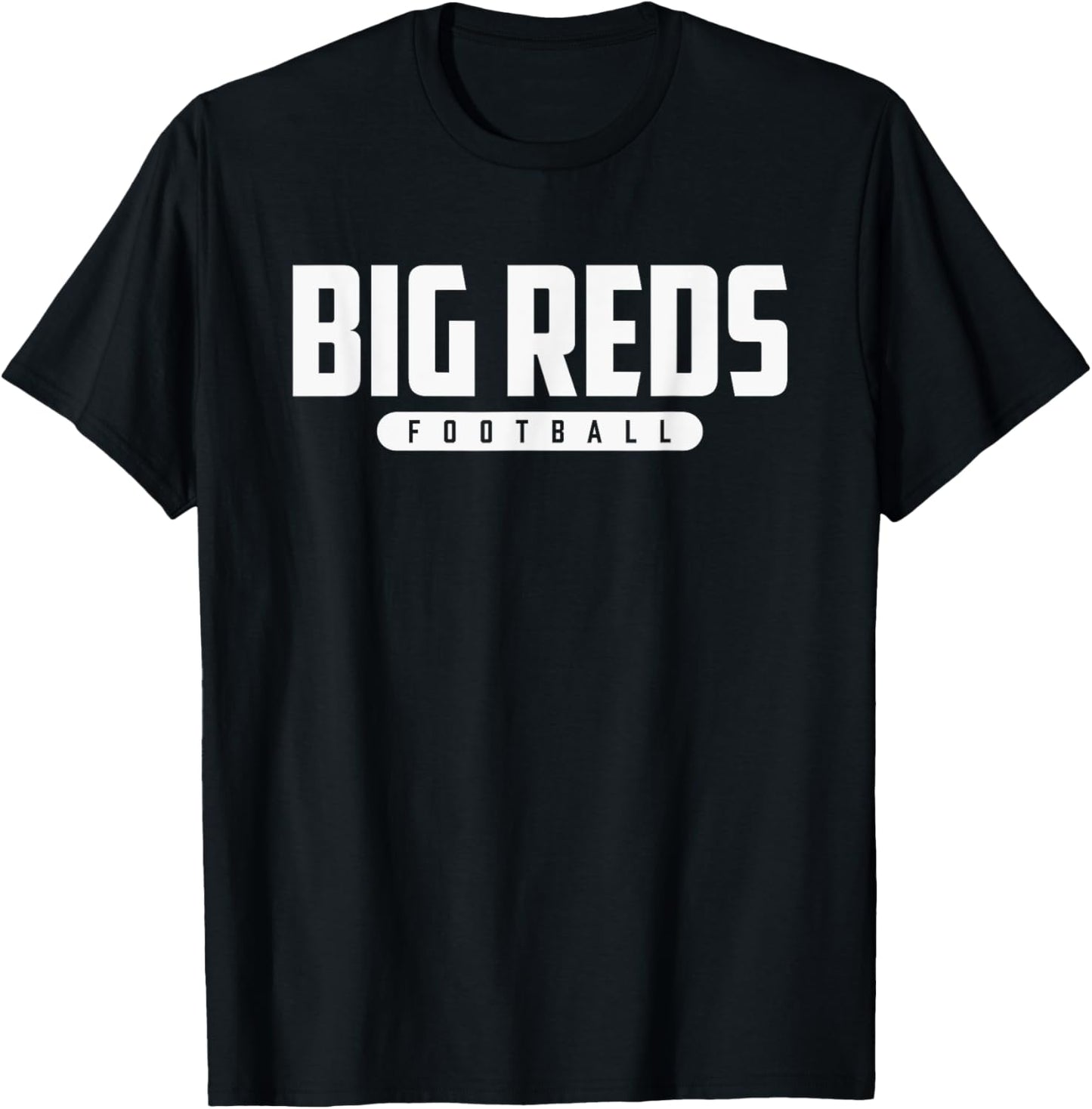 Parkersburg Big Reds Football T-Shirt - T-Shirt | Black