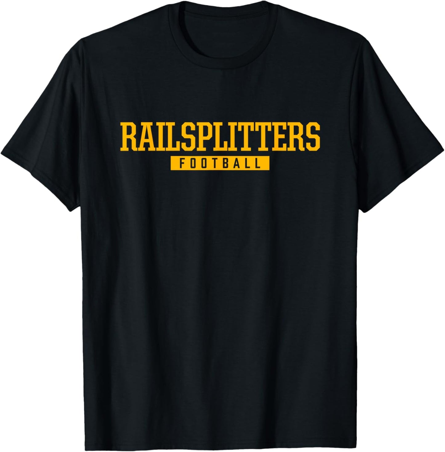 Abraham Lincoln Railsplitters Football HS T-Shirt - T-Shirt | Black