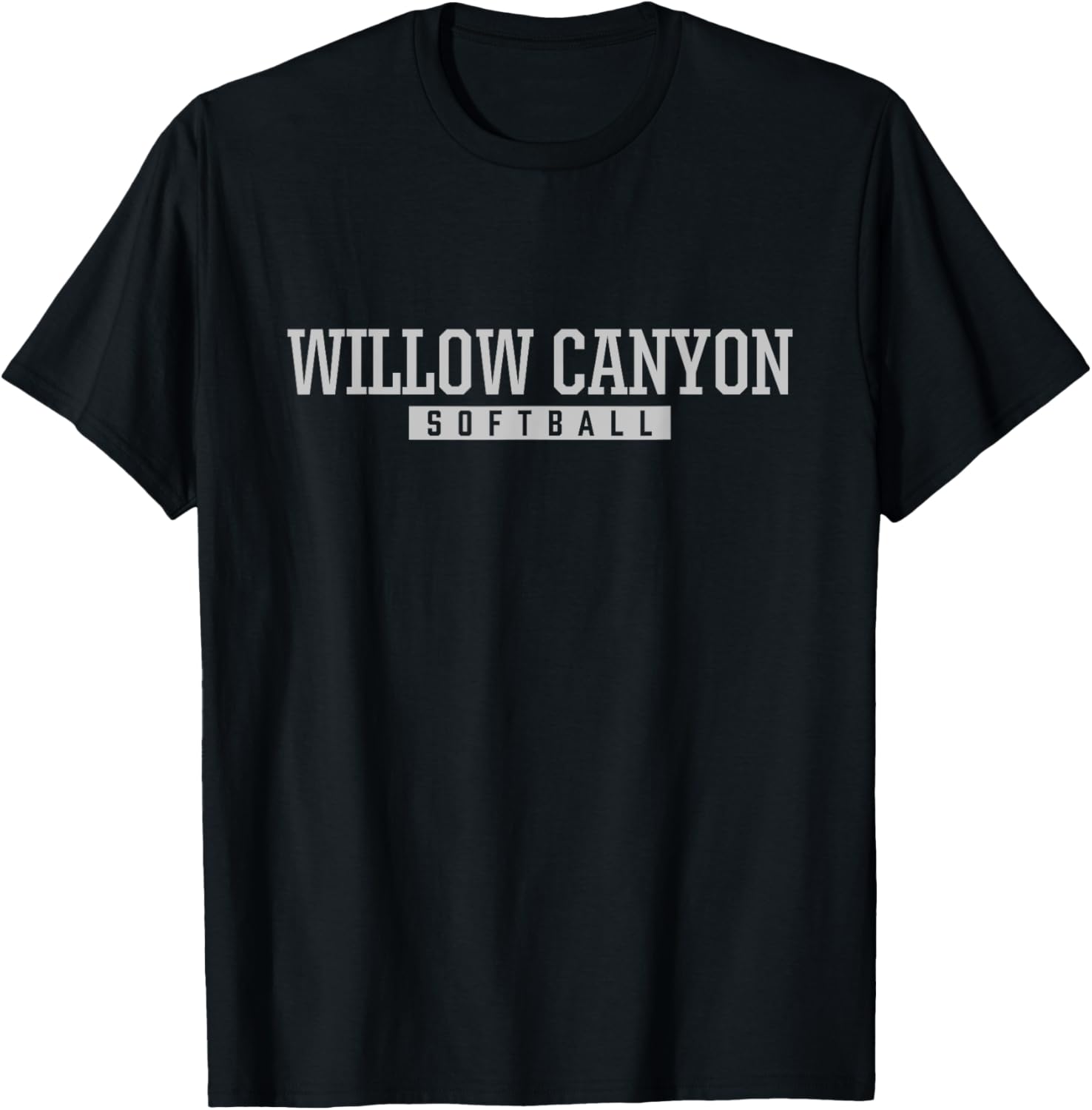 Willow Canyon High School Softball T-Shirt - T-Shirt | Black