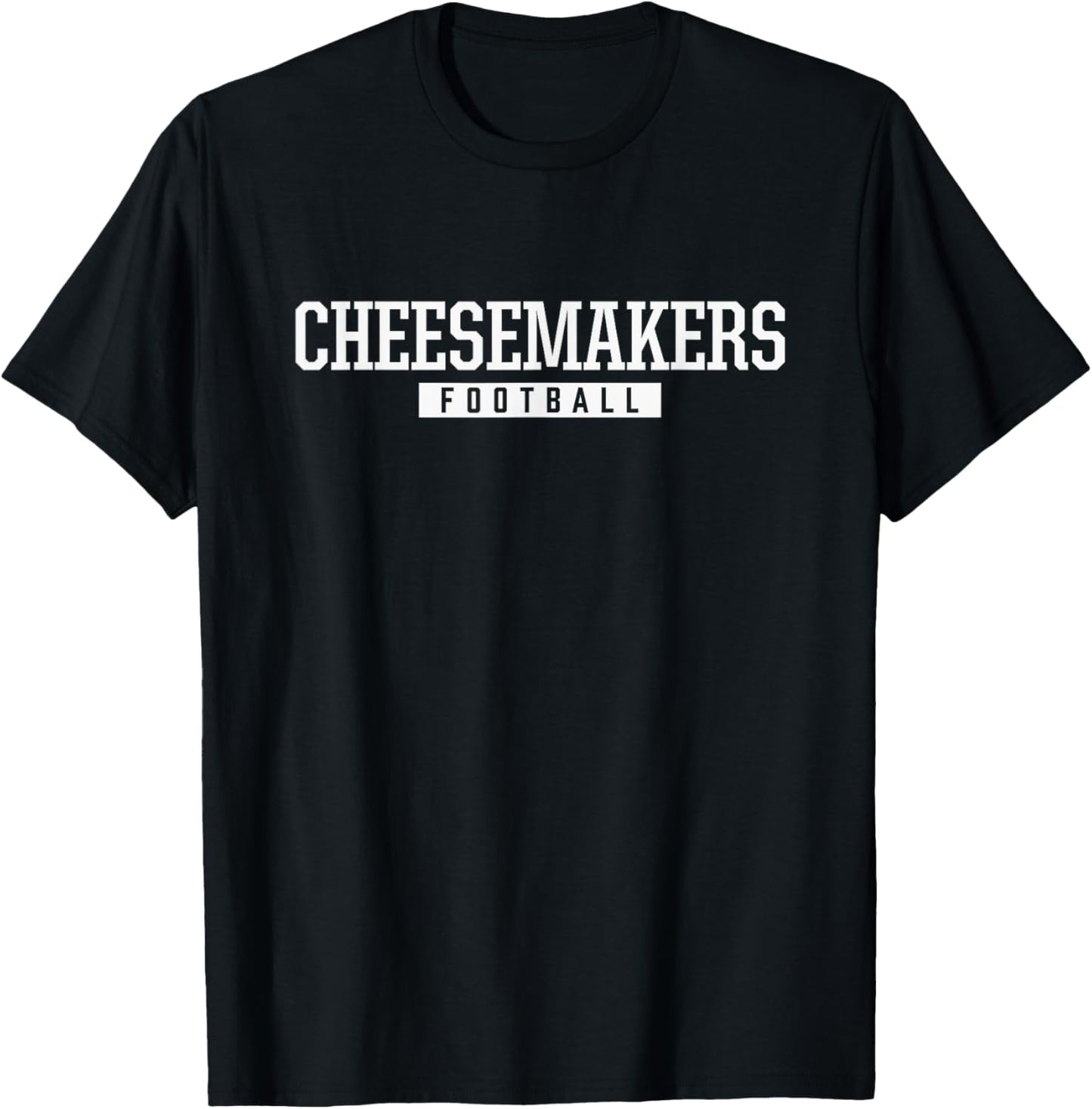 Monroe Cheesemakers Football HS T-Shirt - T-Shirt | Black