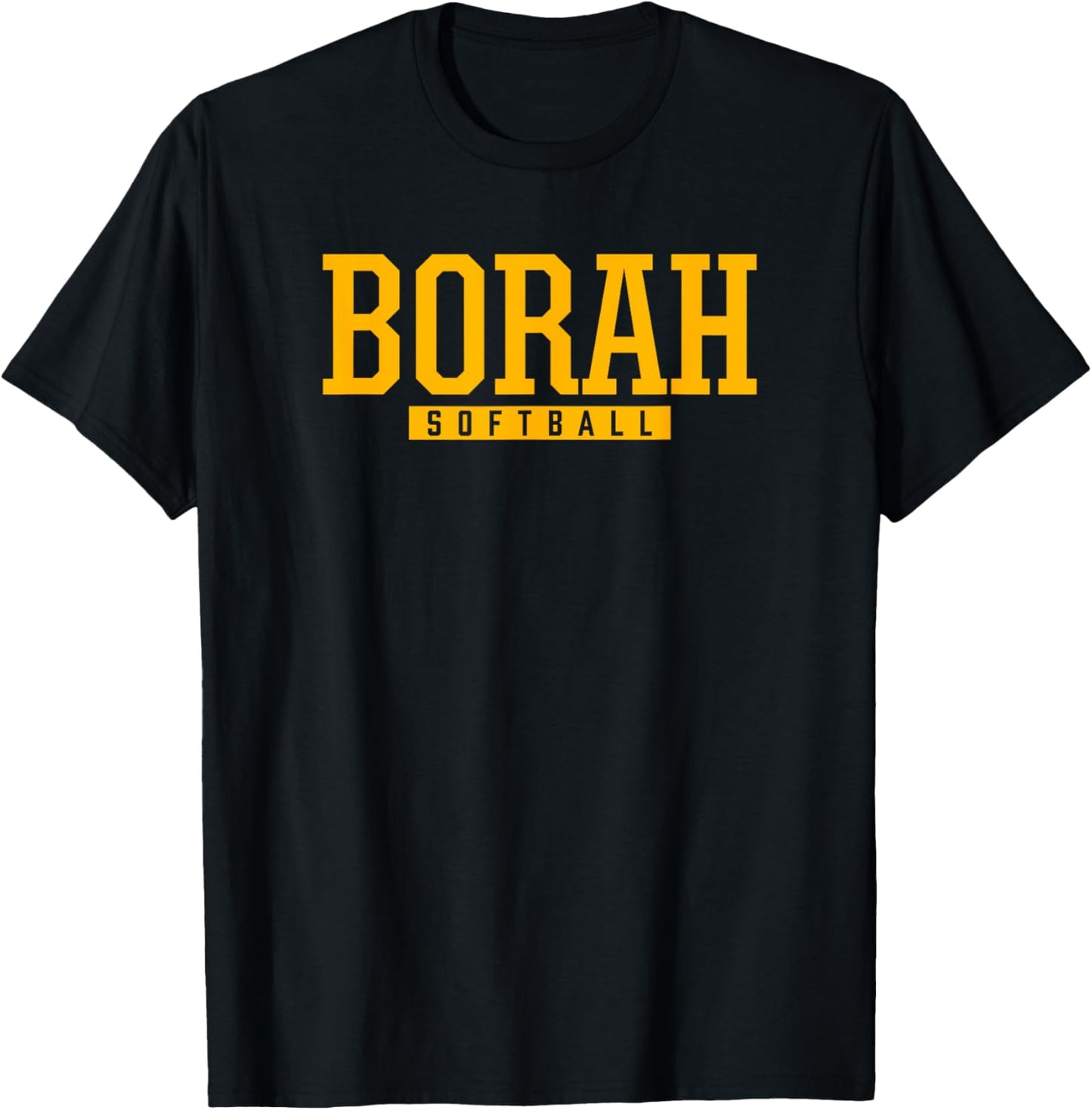 Borah High School Softball T-Shirt - T-Shirt | Black