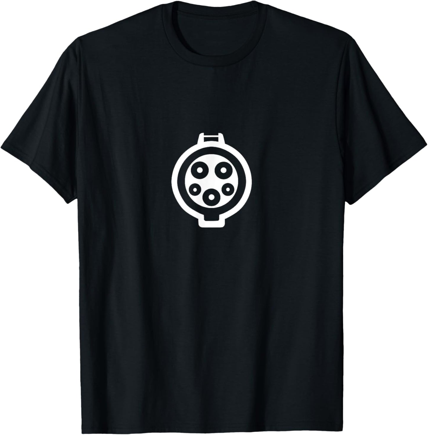 Electric Car J Plug, Type 1 Connector, J1772 Vehicle Charger T-Shirt - T-Shirt | Black