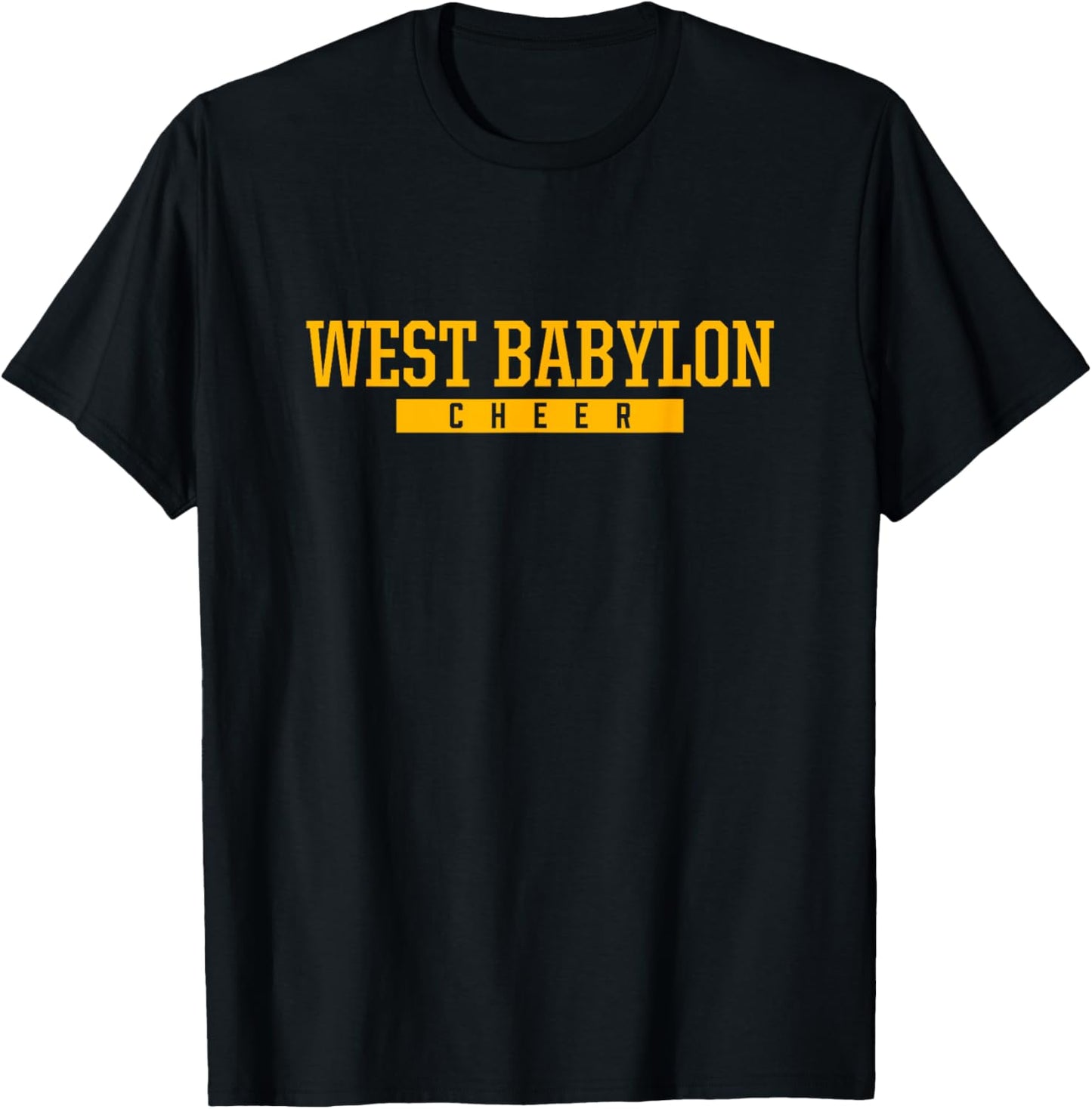 West Babylon High School Cheer T-Shirt - T-Shirt | Black