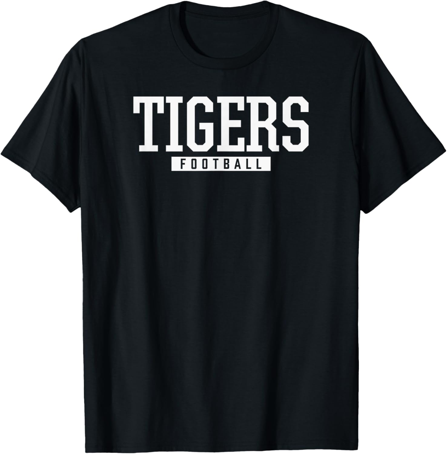 Waverly Central Tigers Football HS T-Shirt - T-Shirt | Black