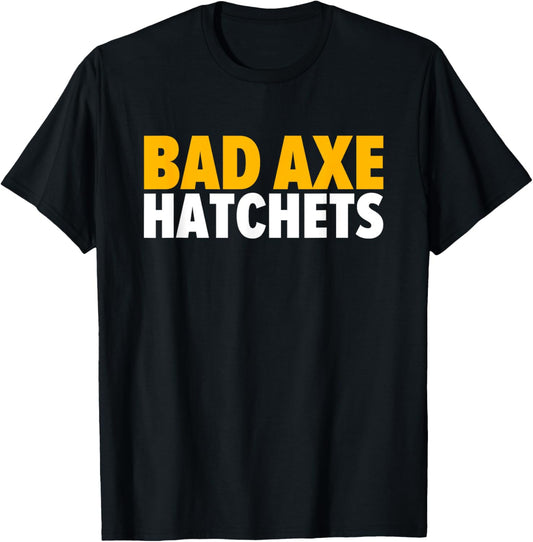 Bad Axe Hatchets Bold T-Shirt - T-Shirt | Black