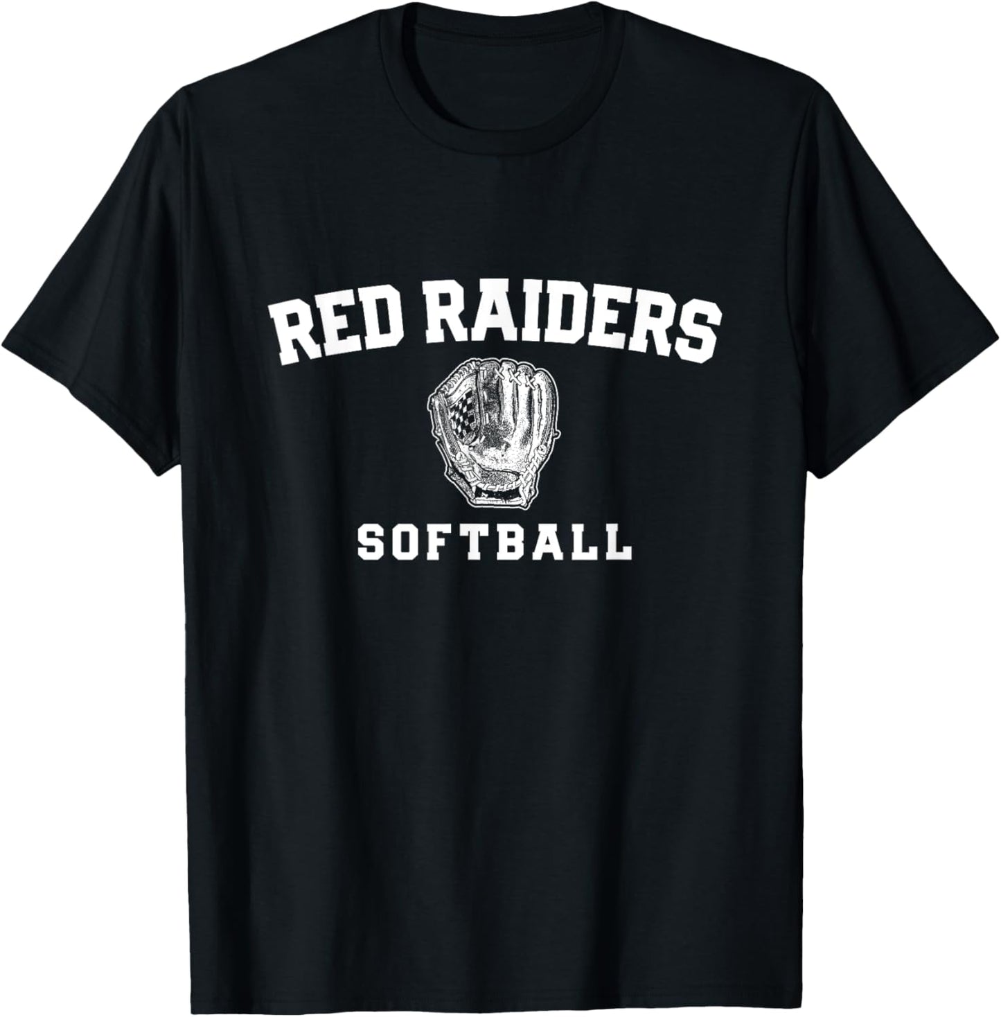 Red Raiders Ajo Softball Mitt HS T-Shirt - T-Shirt | Black