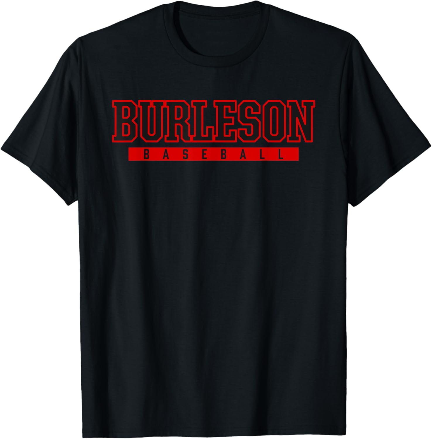 Burleson High School Baseball T-Shirt - T-Shirt | Black
