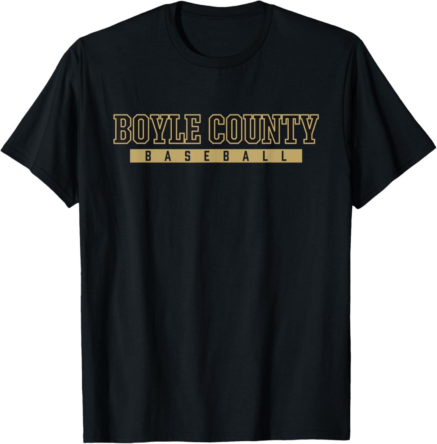 Boyle County High School Baseball T-Shirt - T-Shirt | Black