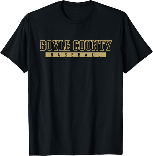 Boyle County High School Baseball T-Shirt - T-Shirt | Black
