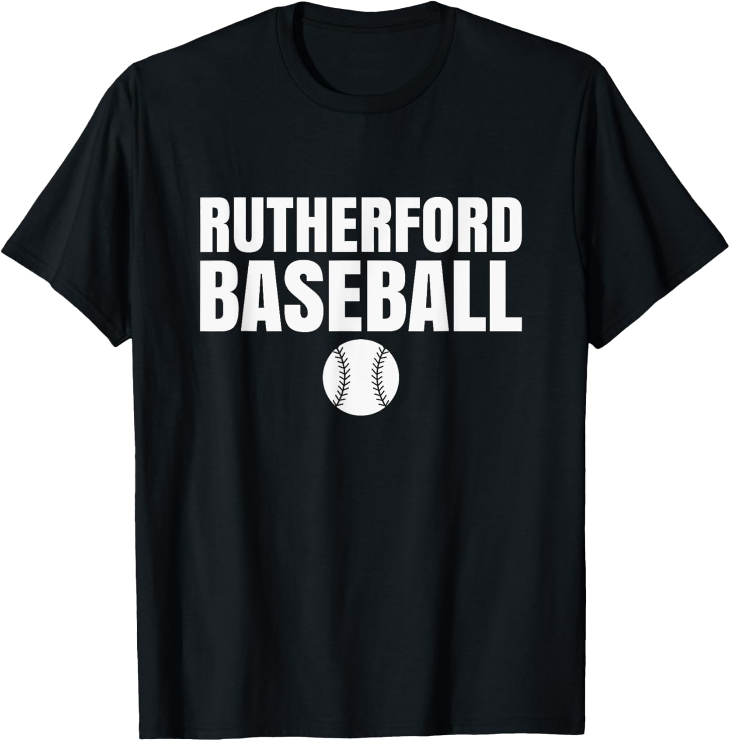 Rutherford High School Baseball T-Shirt - T-Shirt | Black