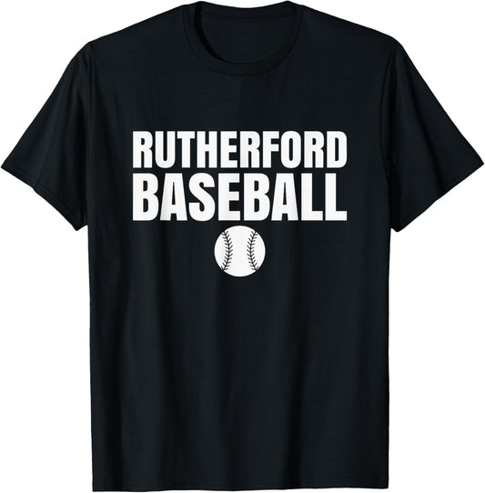 Rutherford High School Baseball T-Shirt - T-Shirt | Black