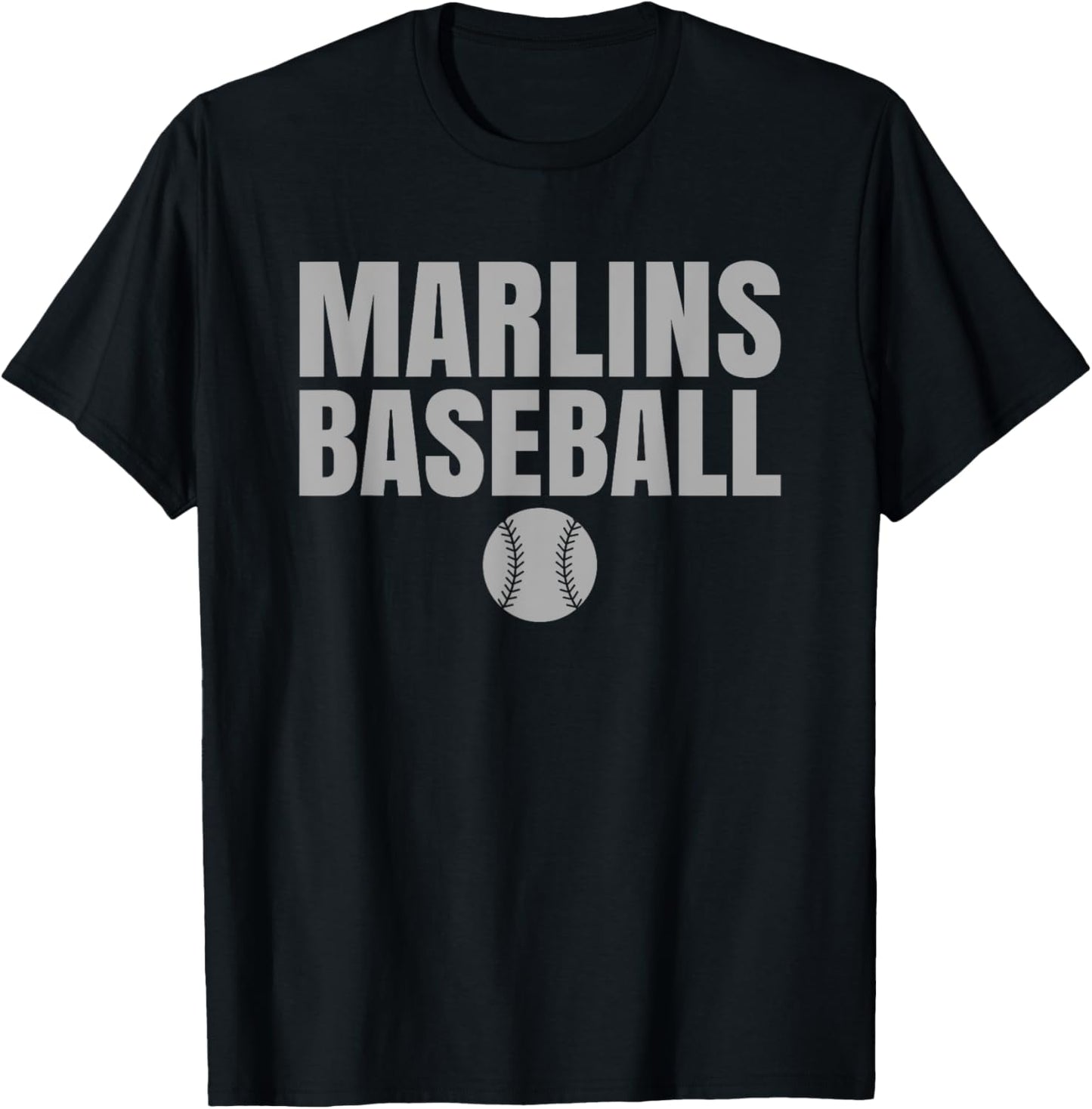 Arnold Marlins Baseball T-Shirt - T-Shirt | Black