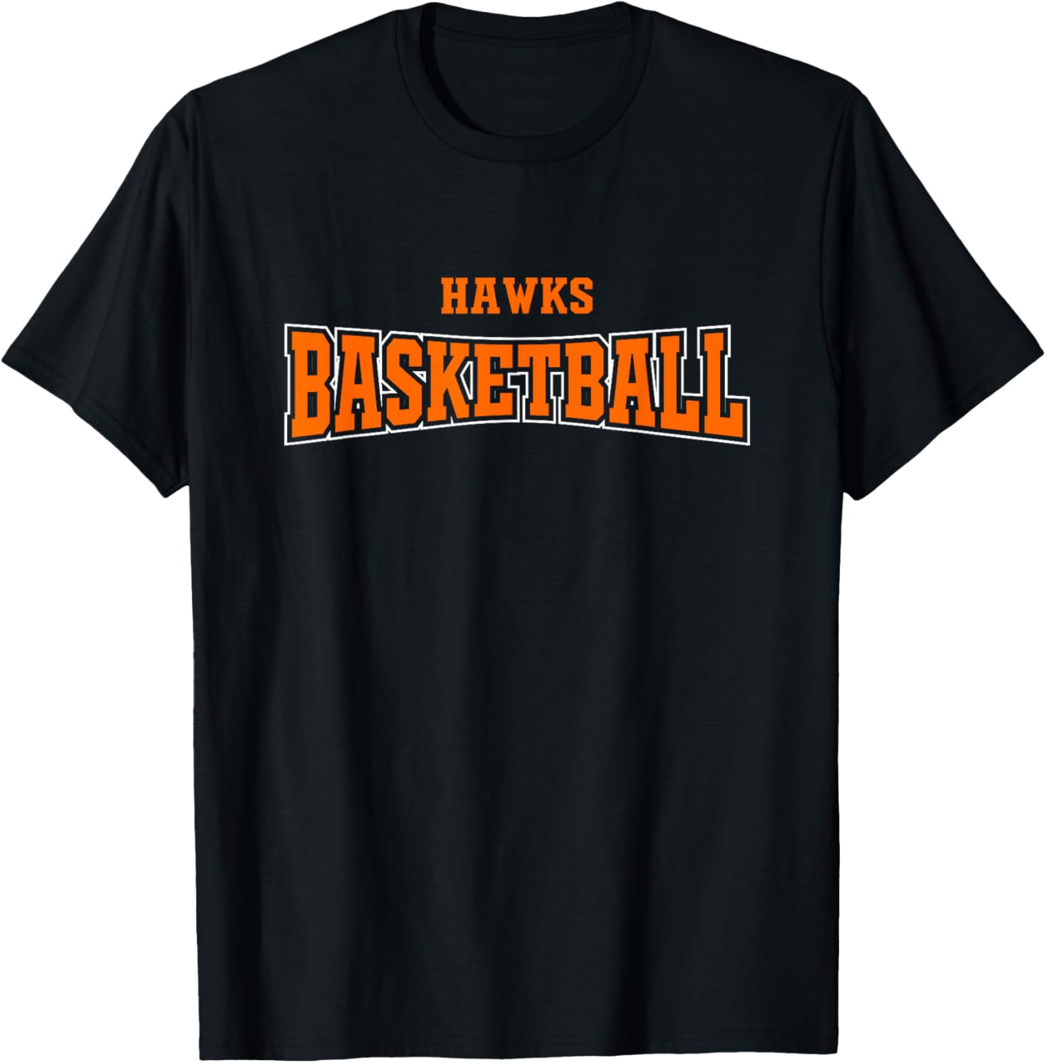 Olathe East Hawks Basketball Warp HS T-Shirt - T-Shirt | Black