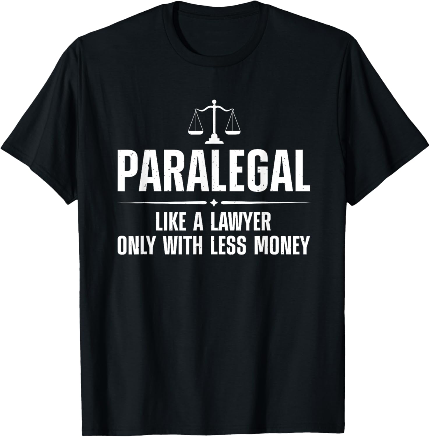 Paralegal Art Women Lawyer Legal Assistant Paralegal T-Shirt - T-Shirt | Black
