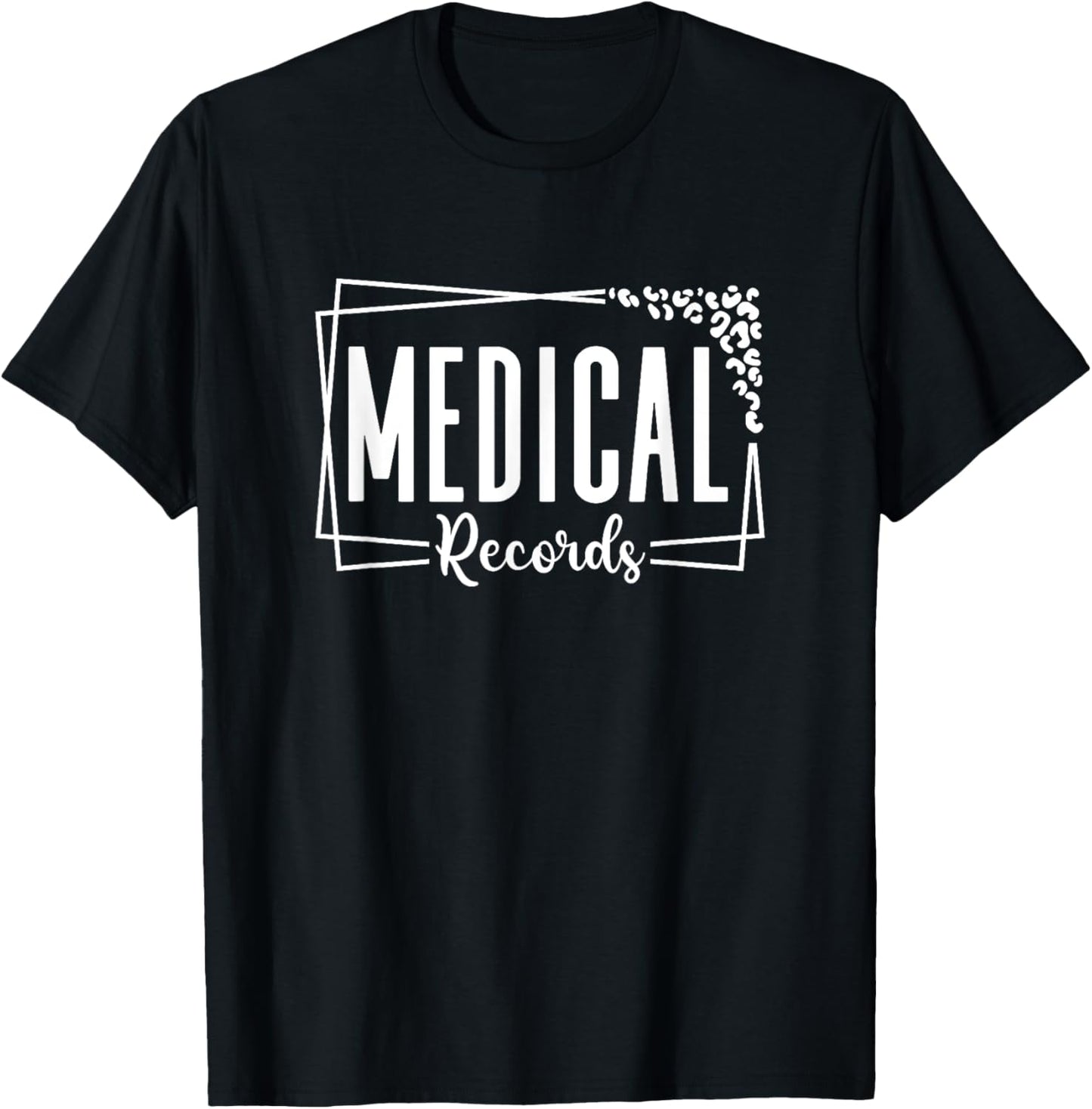 Medical Records Cool Design Appreciation Week Healthcare T-Shirt - T-Shirt | Black