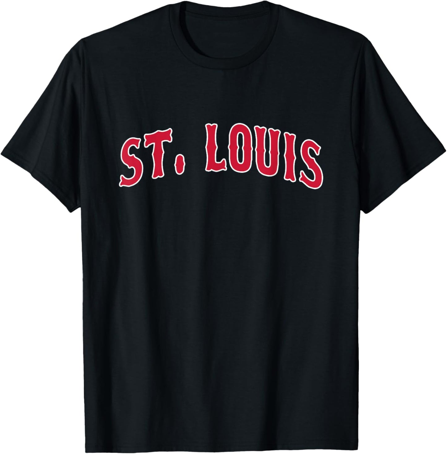 St. Louis - Throwback Design - Classic T-Shirt - T-Shirt | Black