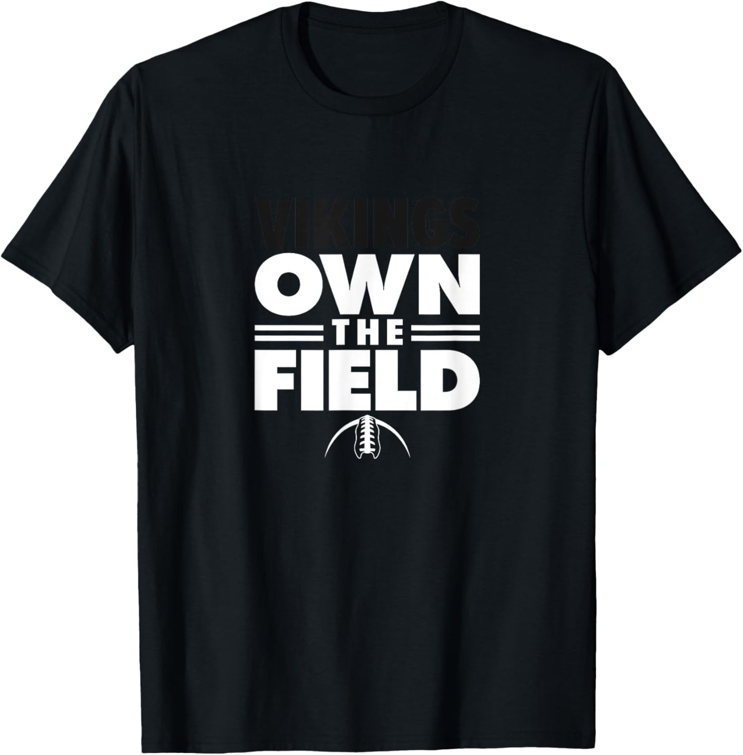 Whitehall Vikings Own the Field T-Shirt - T-Shirt | Black