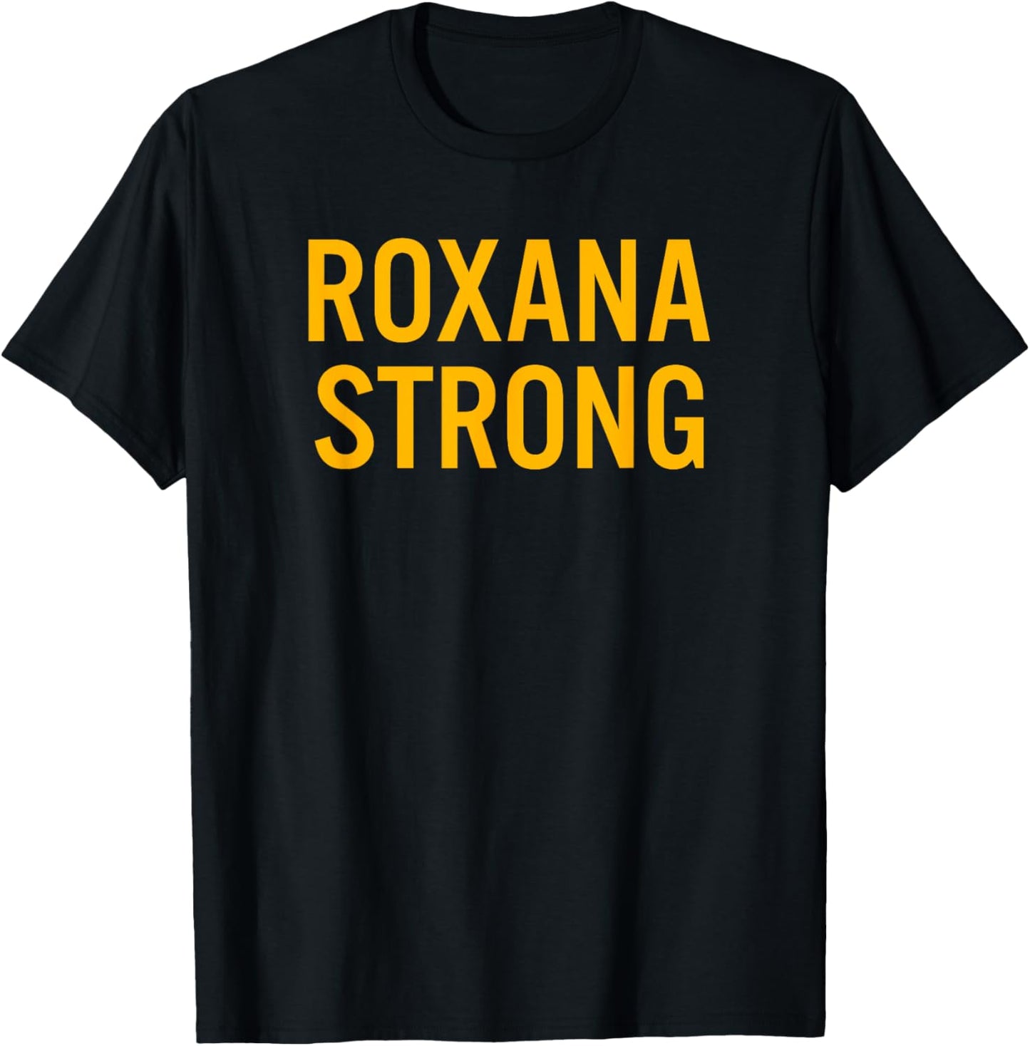 Roxana High School Strong T-Shirt - T-Shirt | Black