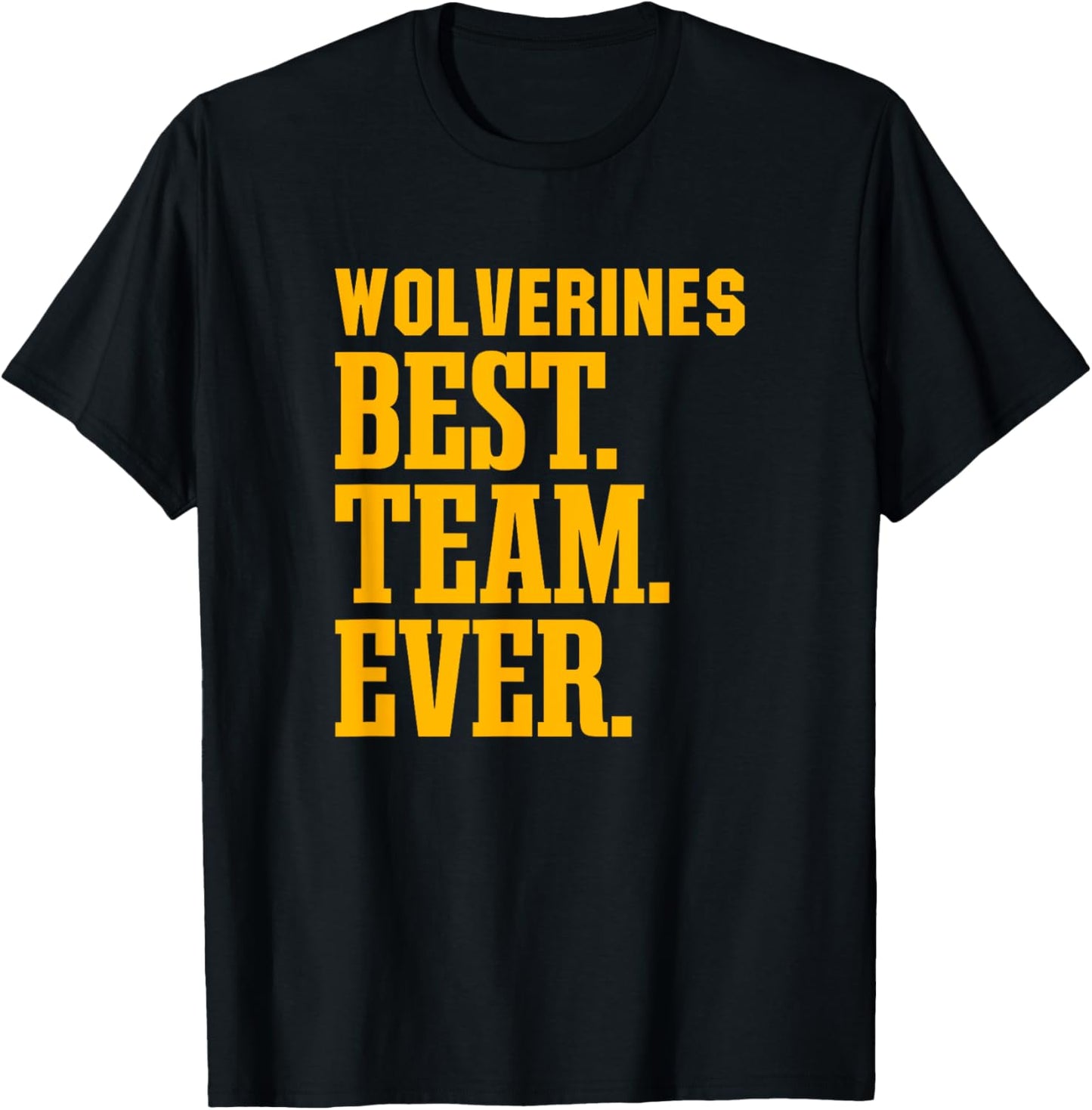 Vian Wolverines Best Ever HS T-Shirt - T-Shirt | Black