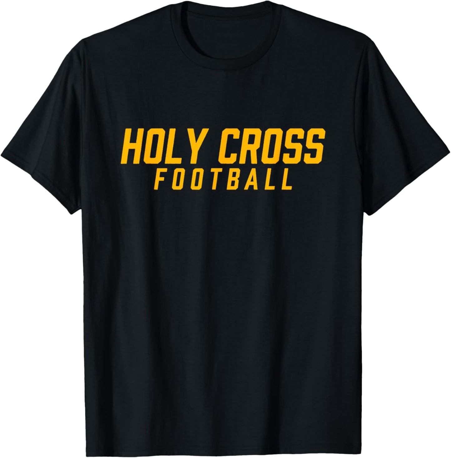 Holy Cross High School Football Team T-Shirt - T-Shirt | Black