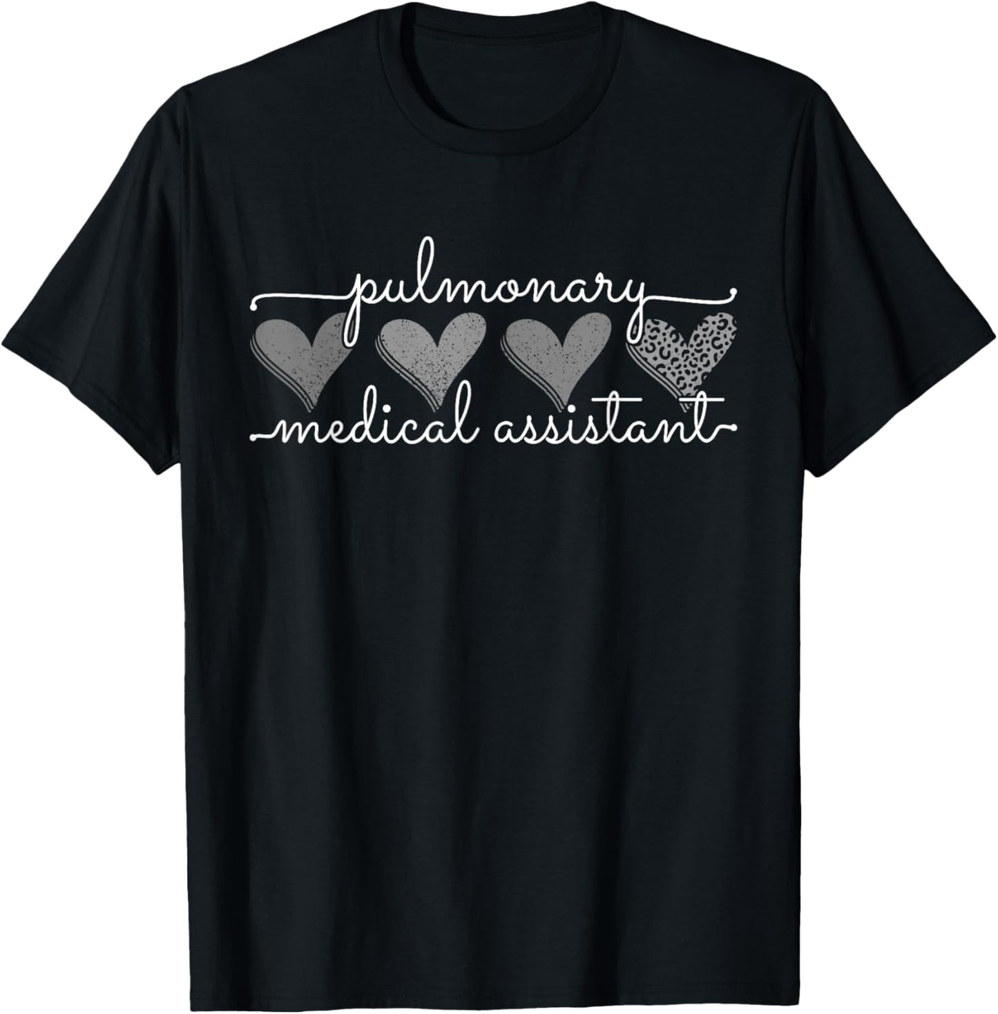 Pulmonary Medical Assistant Hypertension Medicine Nurse T-Shirt - T-Shirt | Black