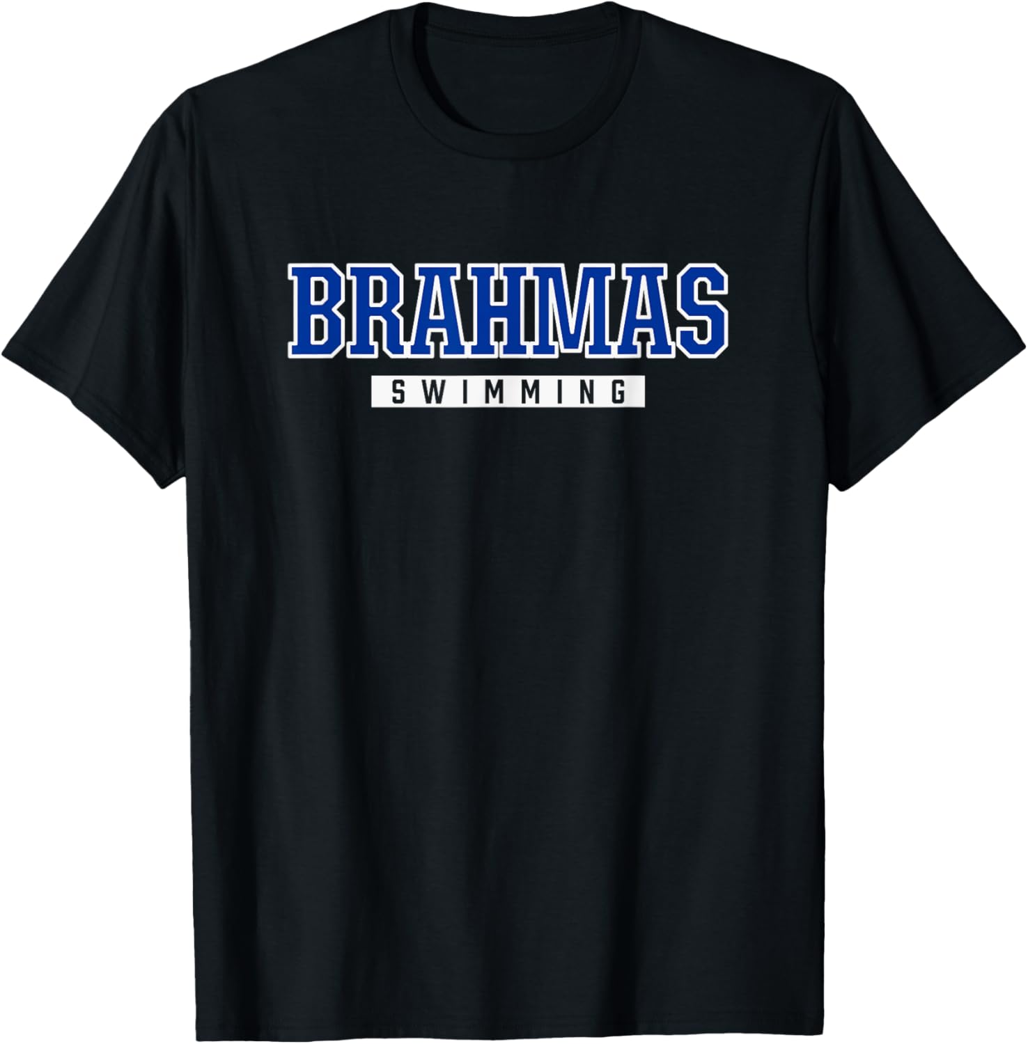 Macarthur Brahmas Swimming T-Shirt - T-Shirt | Black