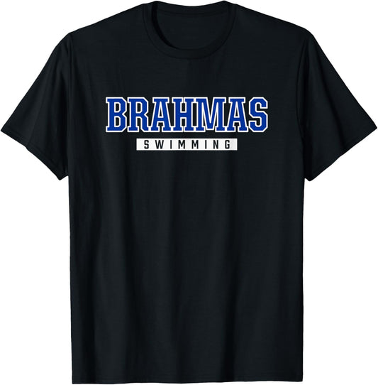 Macarthur Brahmas Swimming T-Shirt - T-Shirt | Black