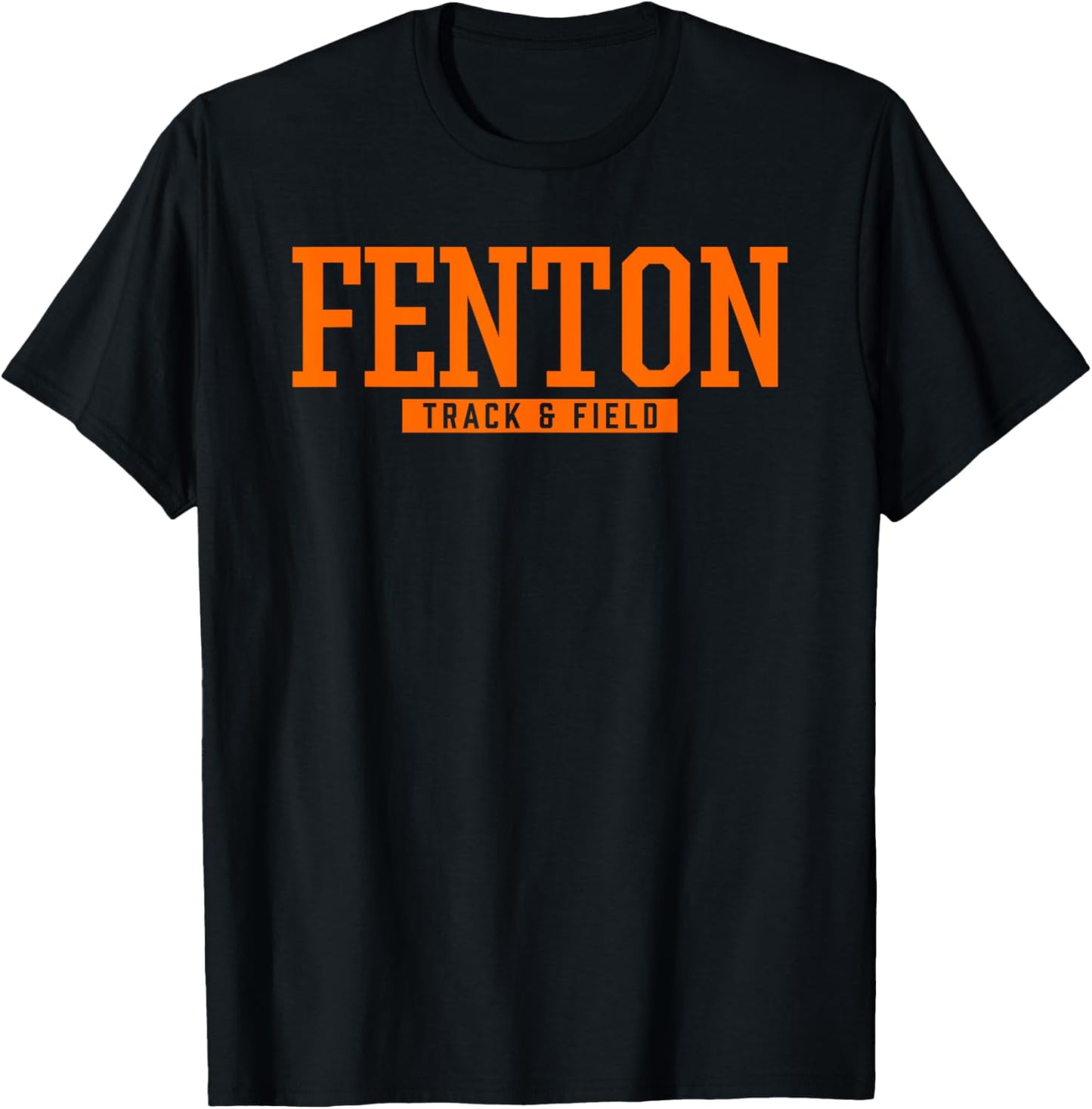 Fenton High School Track & Field T-Shirt - T-Shirt | Black