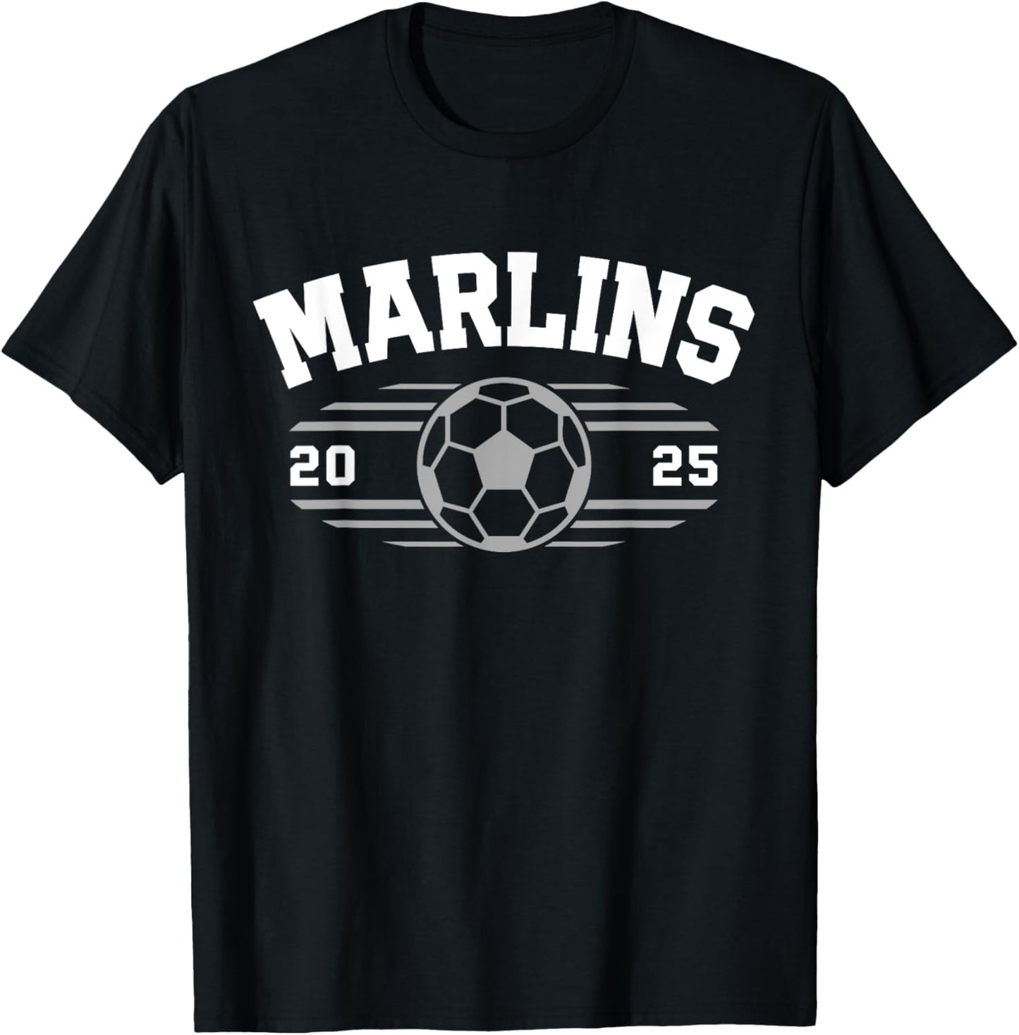 Marlins Mercy Soccer Ball 2025 HS T-Shirt - T-Shirt | Black