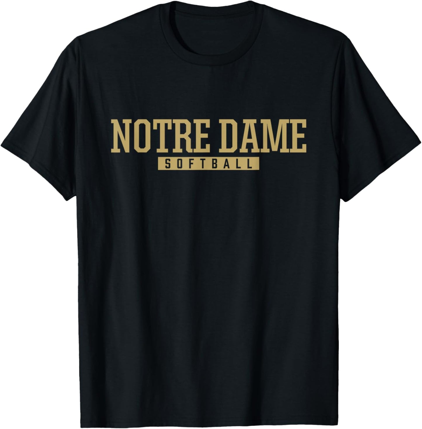 Notre Dame High School Softball T-Shirt - T-Shirt | Black