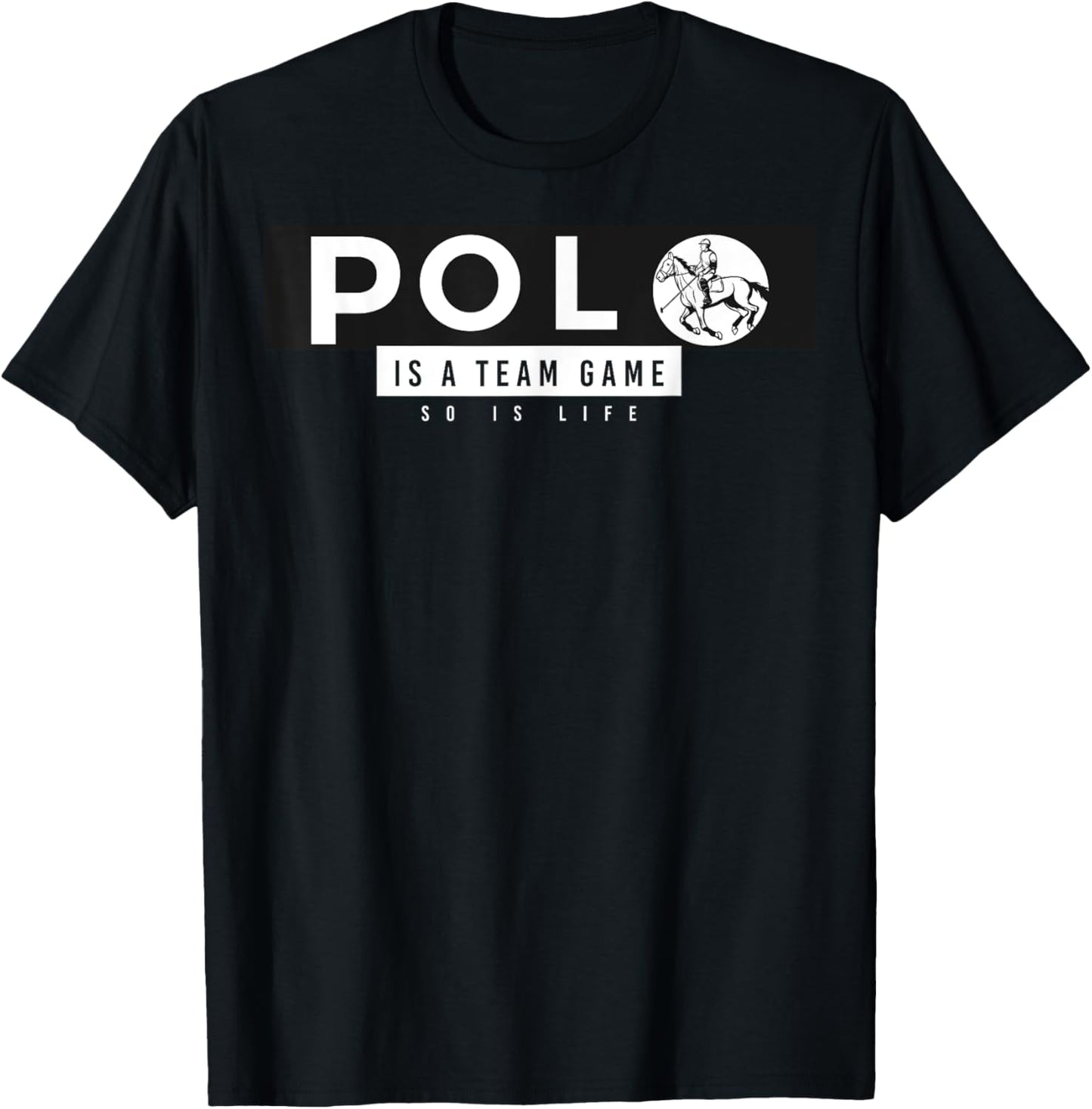 Sports Polo T-Shirt - T-Shirt | Black