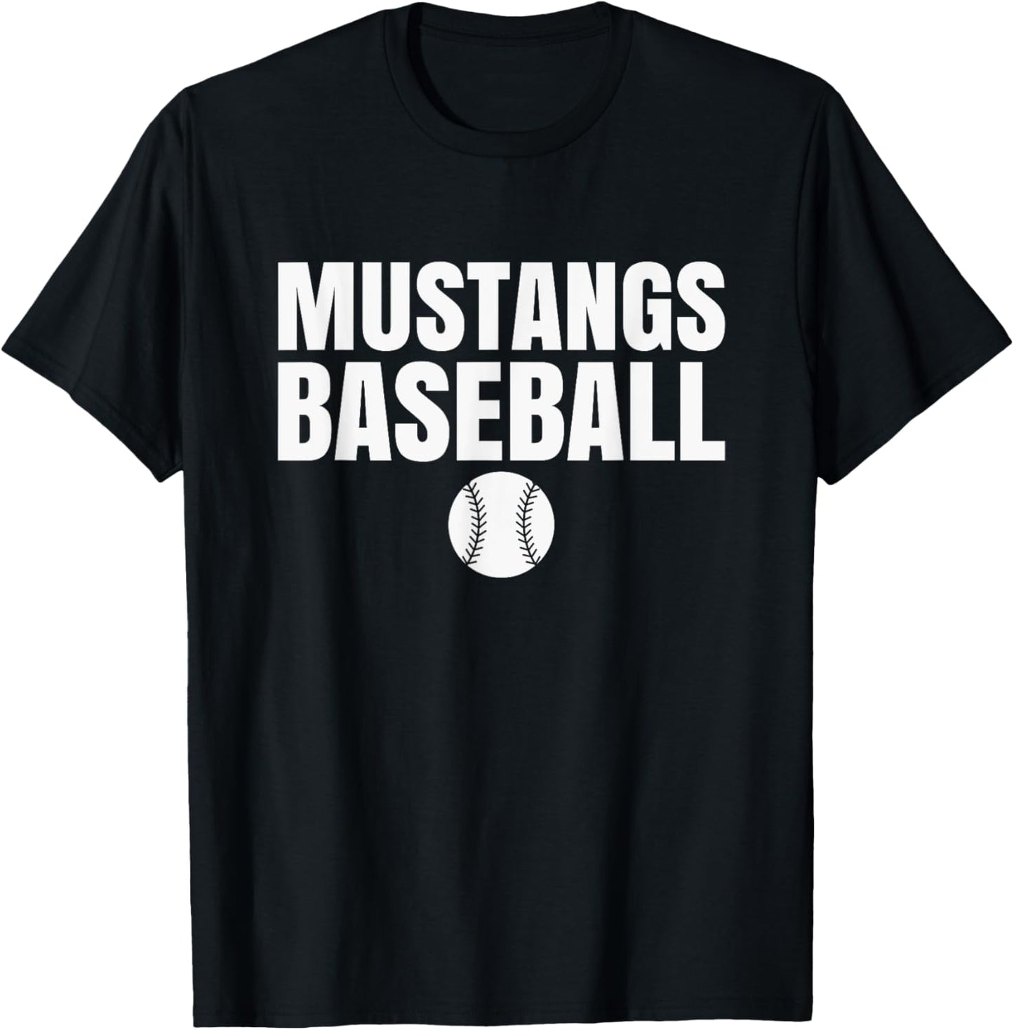 Munster Mustangs Baseball T-Shirt - T-Shirt | Black