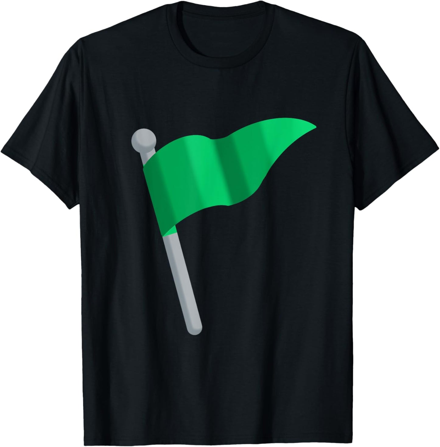 Green Flag T-Shirt - T-Shirt | Black