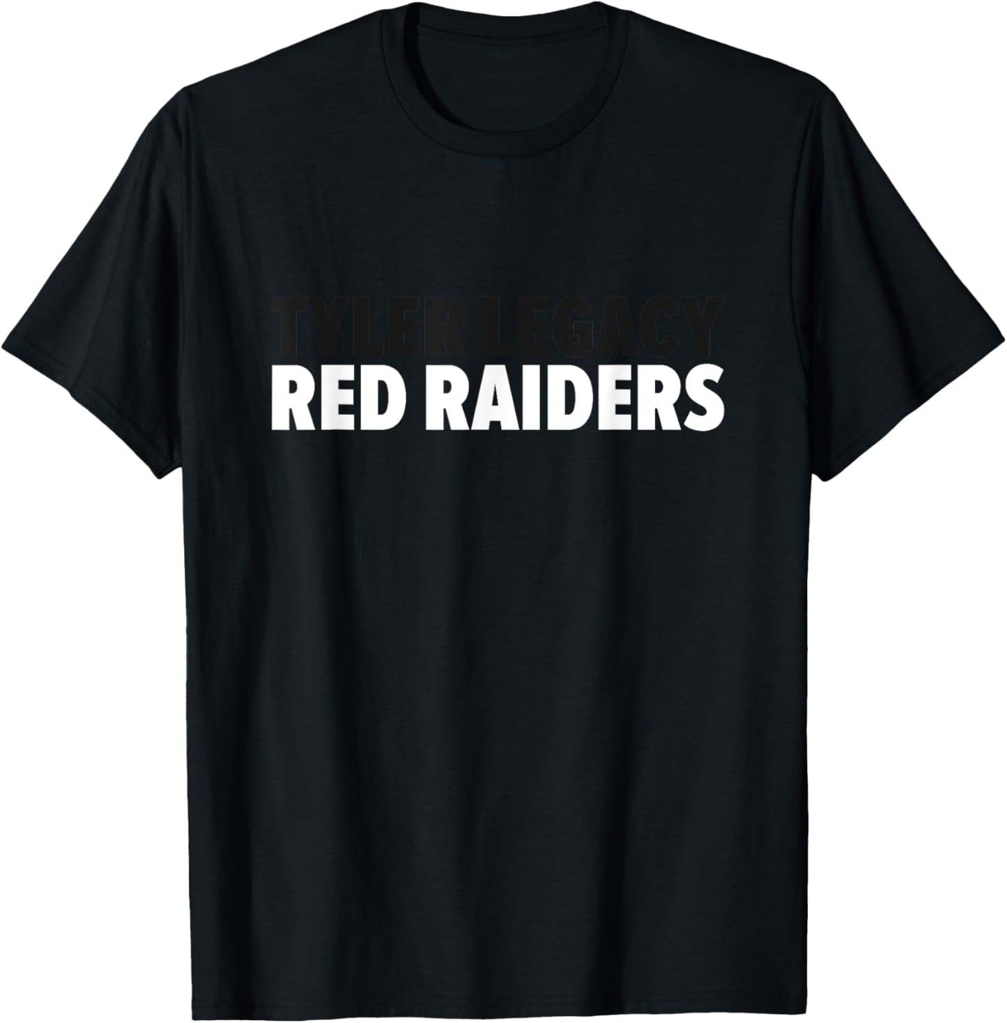Tyler Legacy Red Raiders Bold T-Shirt - T-Shirt | Black