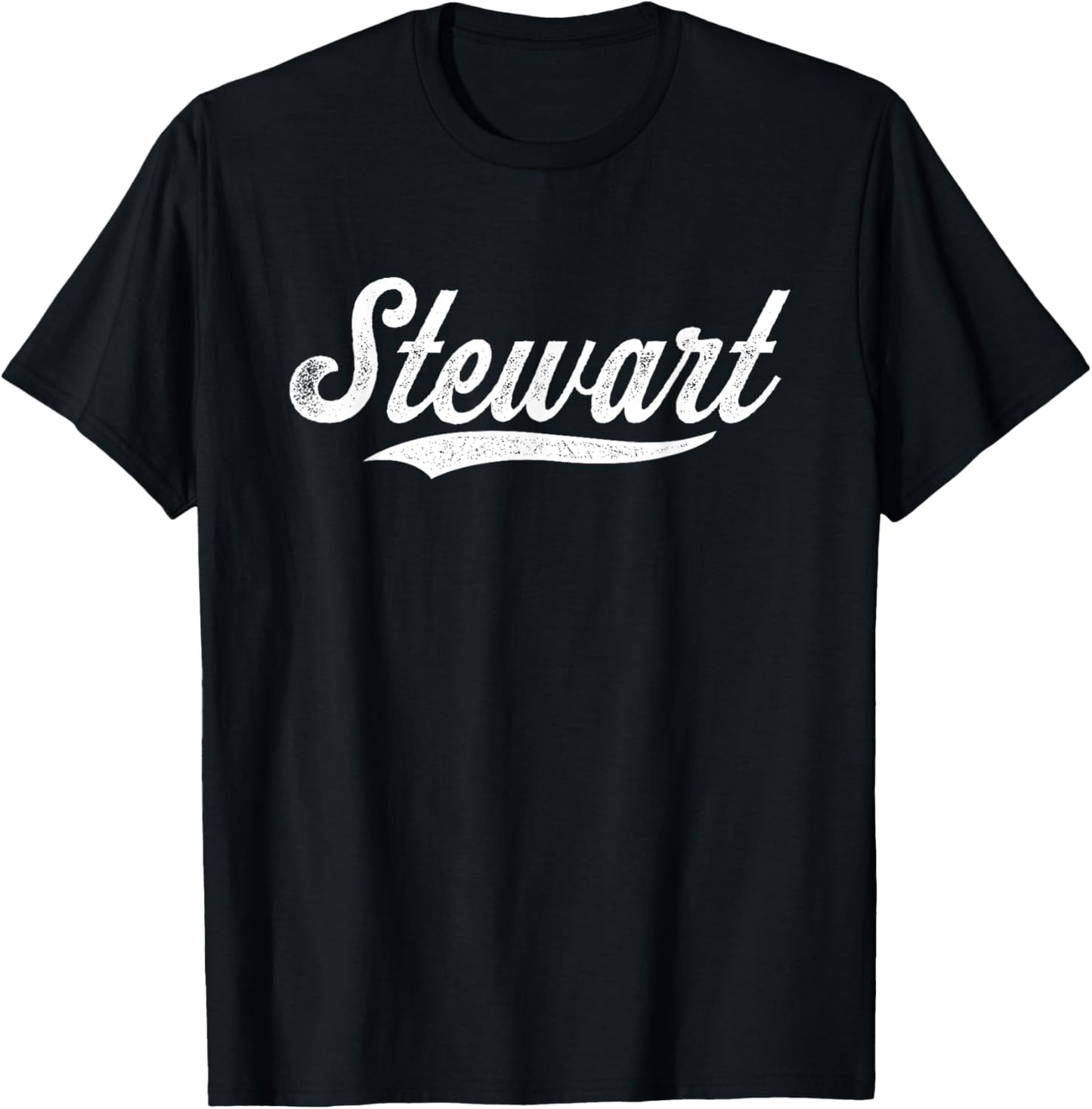Distressed Script Sal Stewart Prospect Baseball Fan Gear T-Shirt - T-Shirt | Black