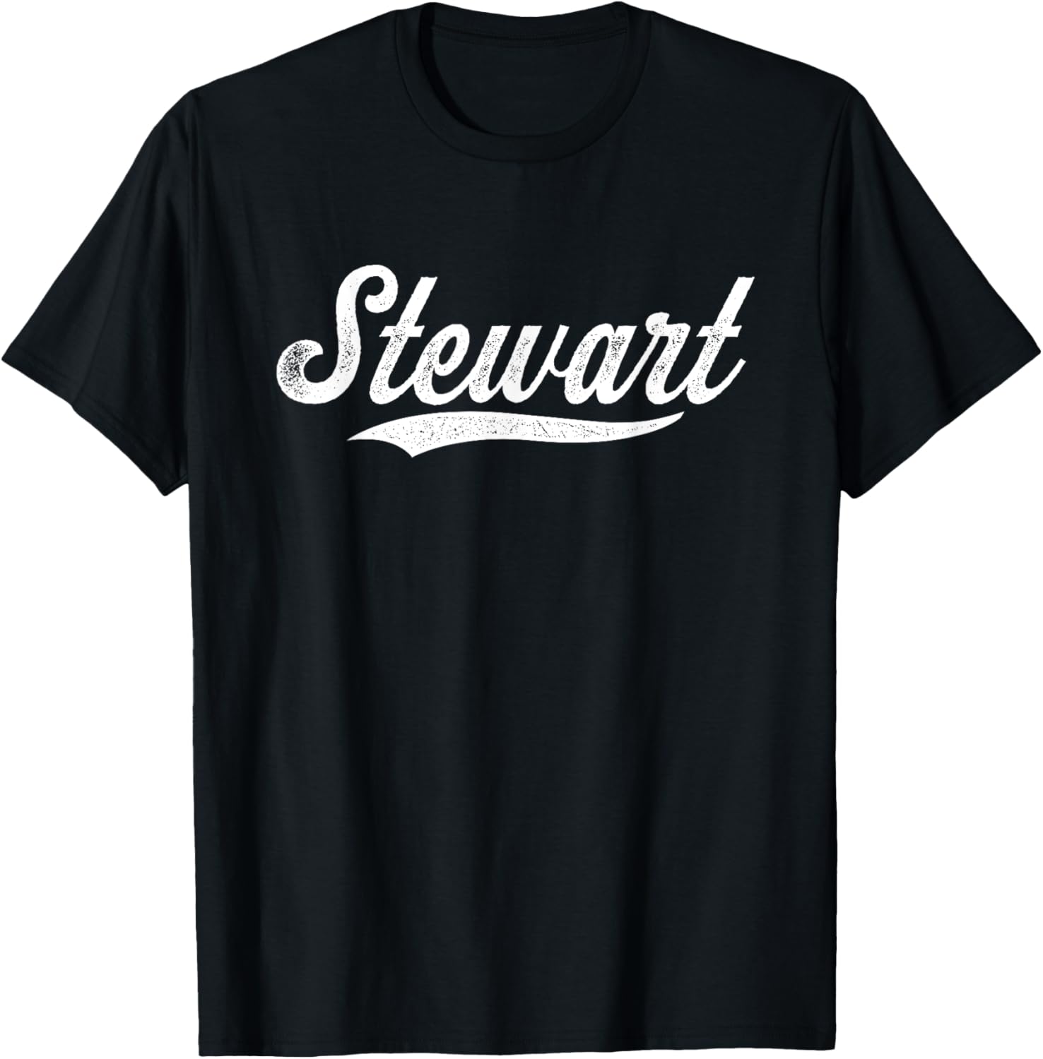 Distressed Script Sal Stewart Prospect Baseball Fan Gear T-Shirt - T-Shirt | Black