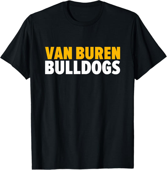 Van Buren Bulldogs Bold T-Shirt - T-Shirt | Black