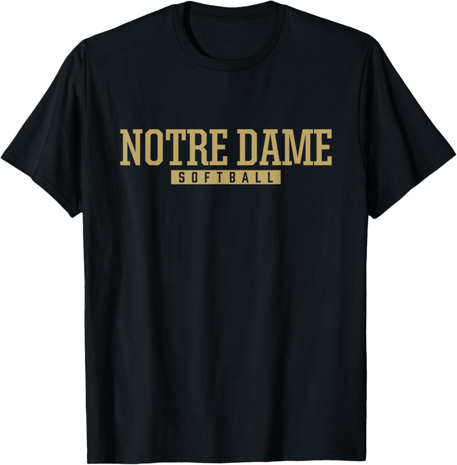 Notre Dame High School Softball T-Shirt - T-Shirt | Black