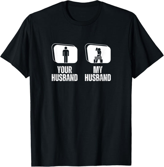 Your Husband My Husband Wife Karate T-Shirt - T-Shirt | Black